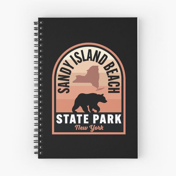 Item preview, Sandy Island Beach State Park NY Bear designed and sold by HalpinDesign.