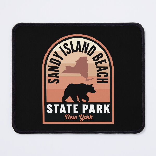 Item preview, Sandy Island Beach State Park NY Bear designed and sold by HalpinDesign.