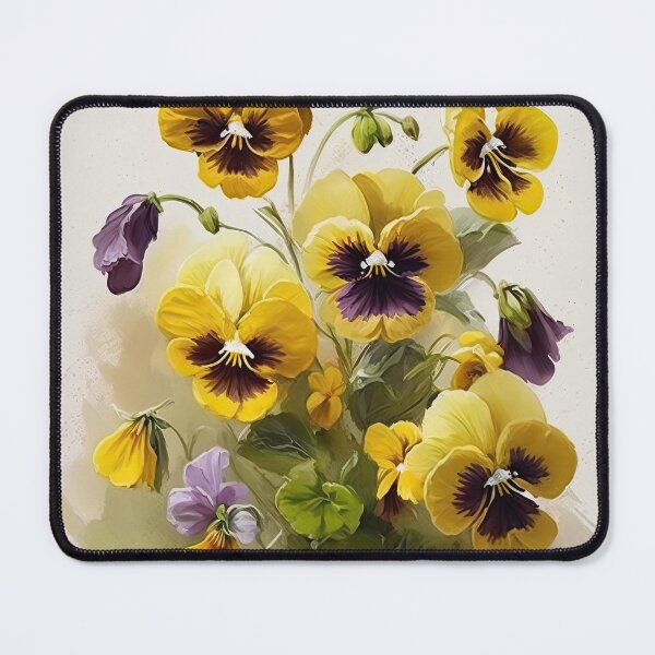 Item preview, Yellow Violas  designed and sold by Vanover Designs.