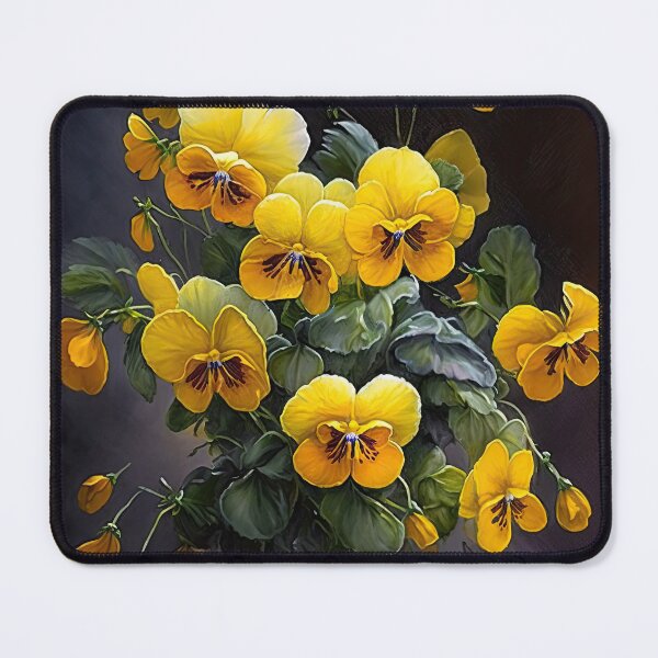 Item preview, Yellow Violas  designed and sold by Vanover Designs.