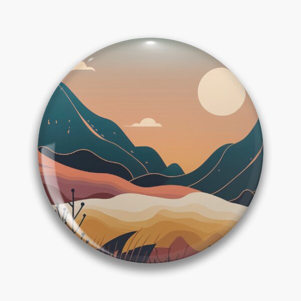 Item preview, Exoplanet mountains illustration designed and sold by Art-Faux.