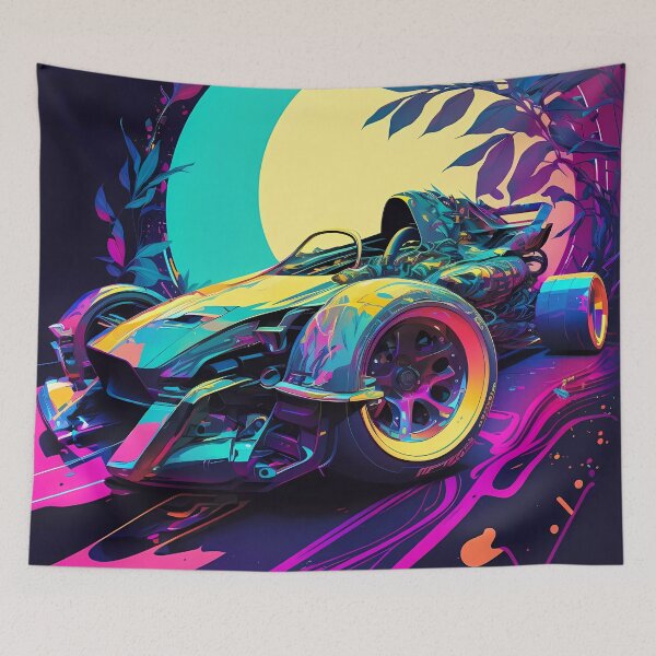 Item preview, Abstract Racecar designed and sold by Esoteric Designs.