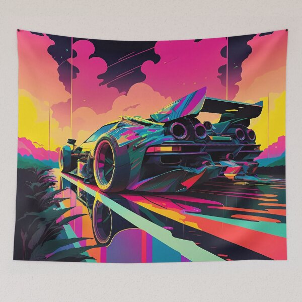 Item preview, Abstract Racecar designed and sold by Esoteric Designs.