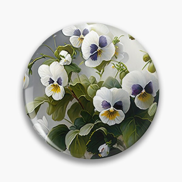 Item preview, White Violas  designed and sold by Vanover Designs.