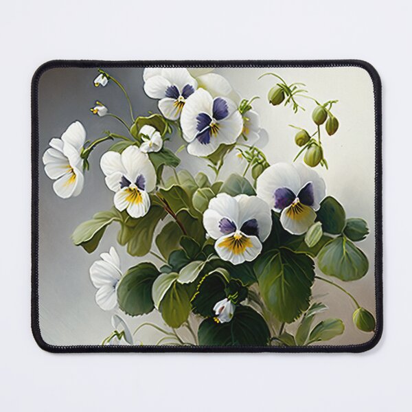 Item preview, White Violas  designed and sold by Vanover Designs.