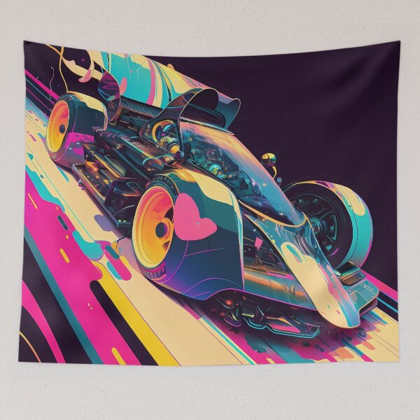 Item preview, Abstract Racecar designed and sold by Esoteric Designs.