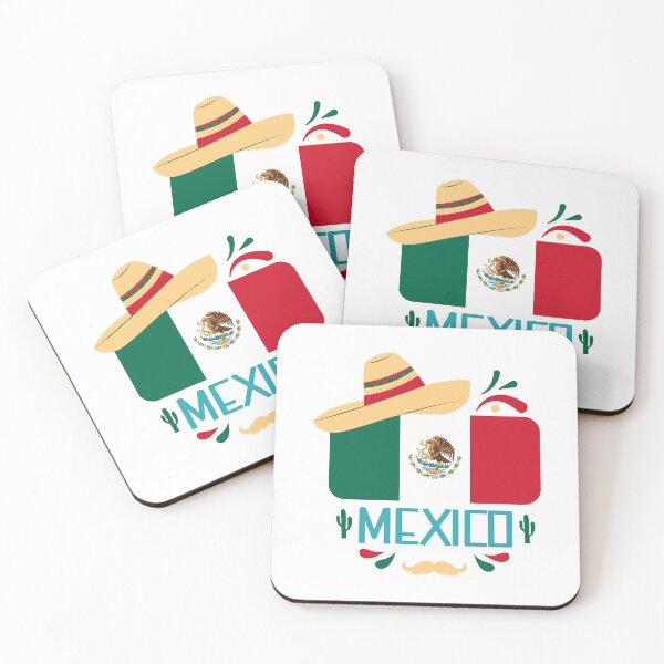Item preview, Mexico Flag with a Sombrero for Flag Day of Mexico designed and sold by Dexter Freeman.