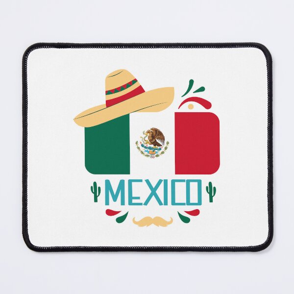 Item preview, Mexico Flag with a Sombrero for Flag Day of Mexico designed and sold by Dexter Freeman.