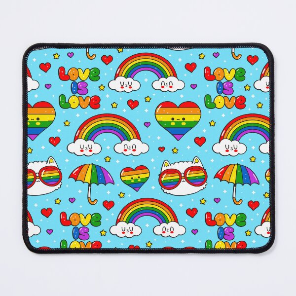 Item preview, Love is Love, Pride rainbow lgbt cute cats designed and sold by Spooky Witch Dream.