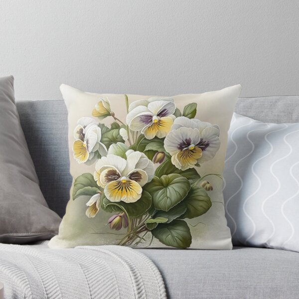 Item preview, White Violas  designed and sold by Vanover Designs.