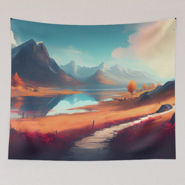 Item preview, Serene Sky by The Lake designed and sold by Goddess888.