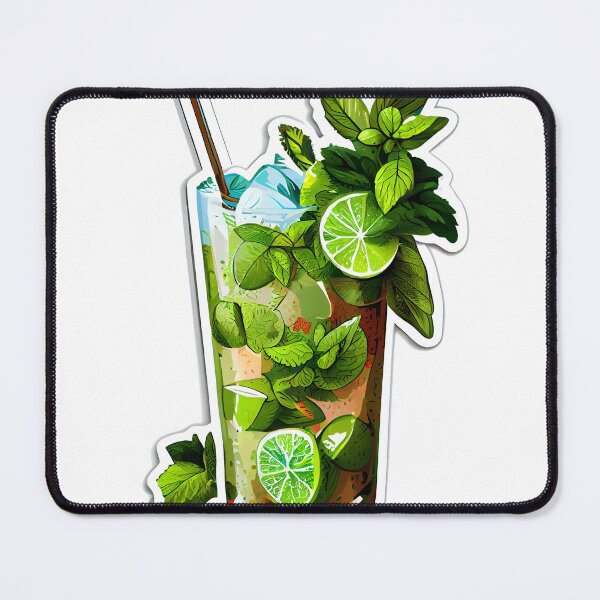 Item preview, Cocktail, Mojito, Refreshing, Minty, Vibrant, Citrusy, Summery, Tropical designed and sold by SneekedDesigns.