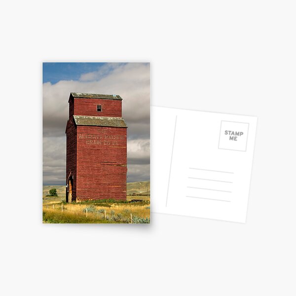 Grain Elevator Dorothy, Alberta Postcard