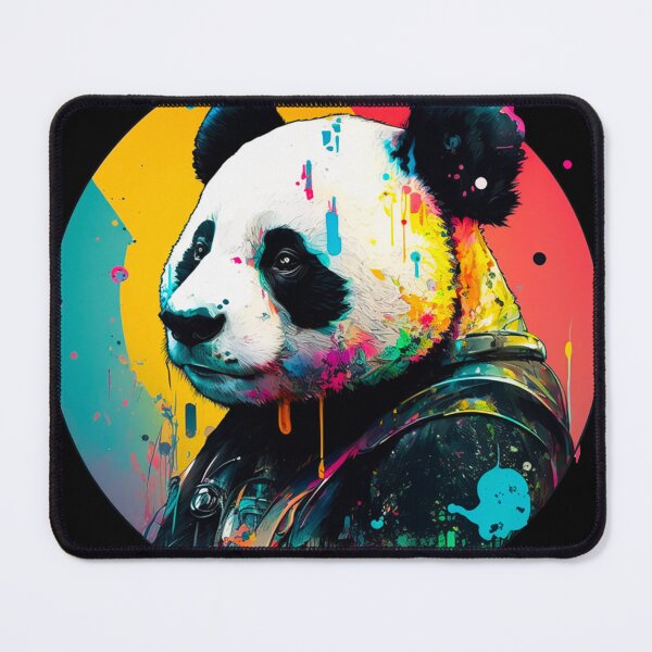 Item preview, Colorful Artistic Panda Circle #4 designed and sold by Artistic Pandas.