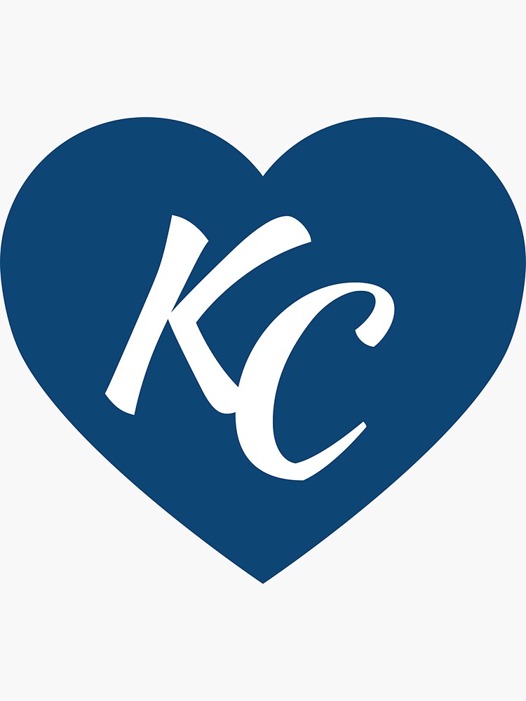 Kansas City Dog Collar Dog Hearts KC Design in Blue.