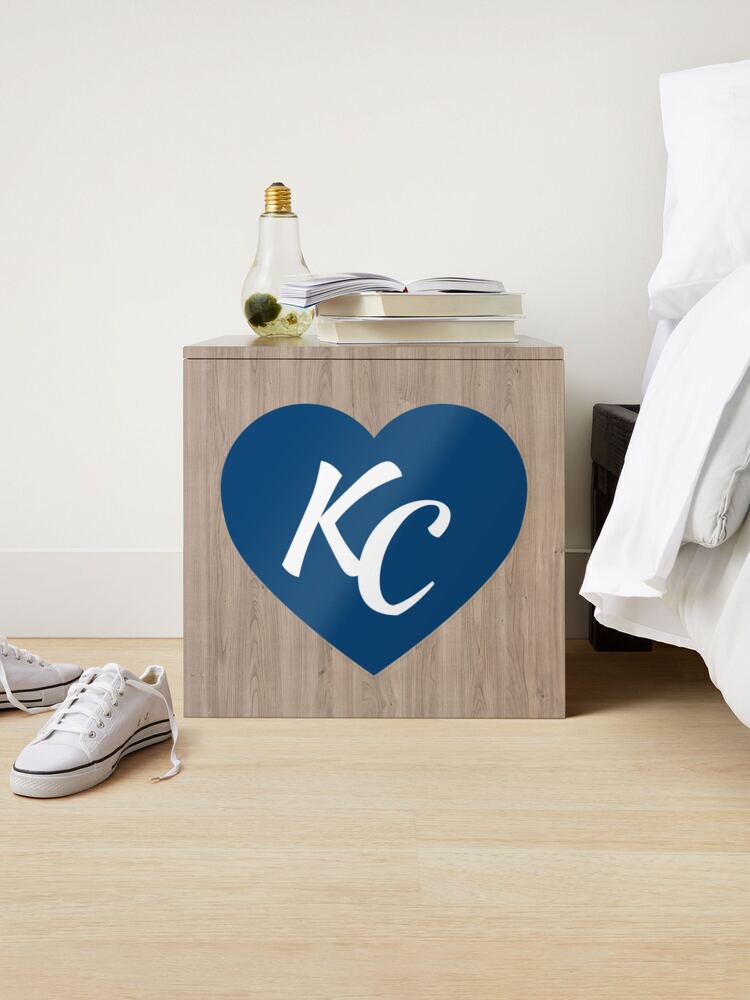 Royal Blue KC Heart, I love Kansas City Sticker for Sale by MB Design