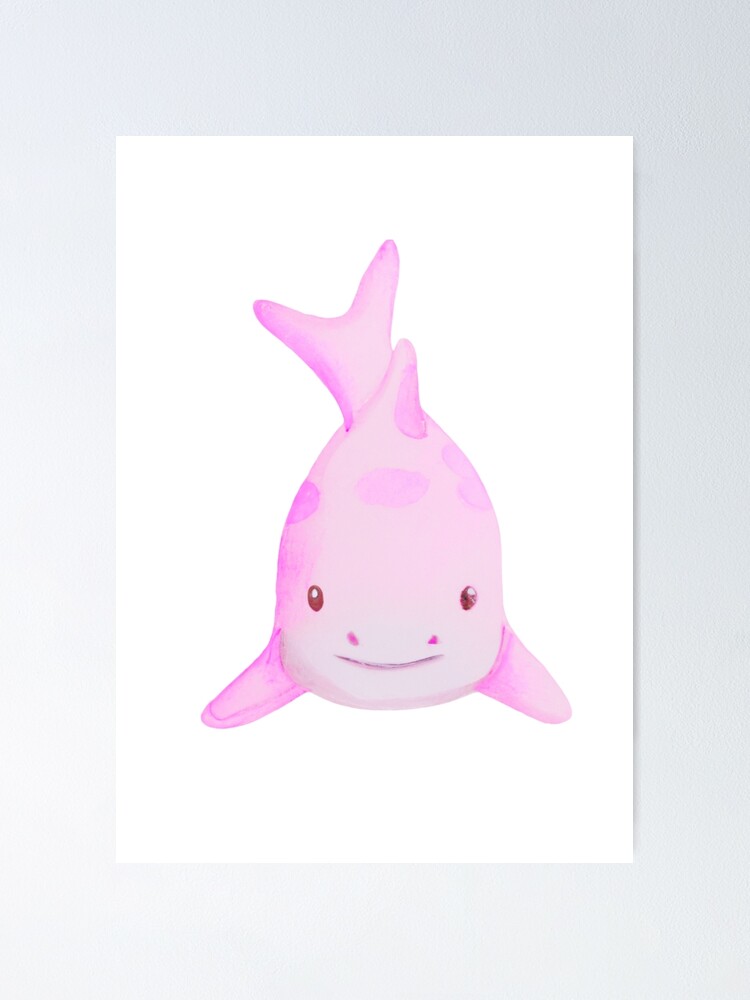 pink marshmallow baby shark
