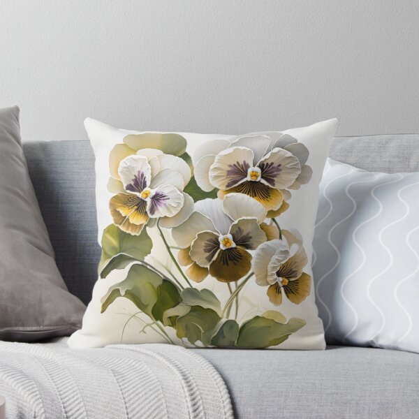 Item preview, White Violas designed and sold by Vanover Designs.