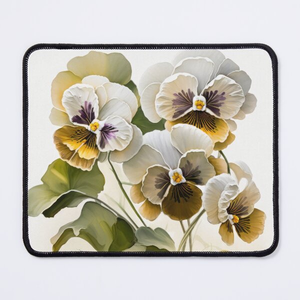 Item preview, White Violas  designed and sold by Vanover Designs.