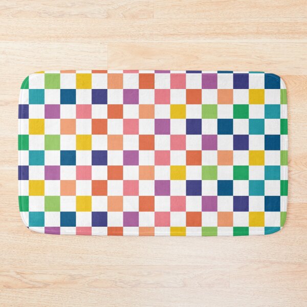 Item preview, Geometric rainbow square shapes designed and sold by flamendes.