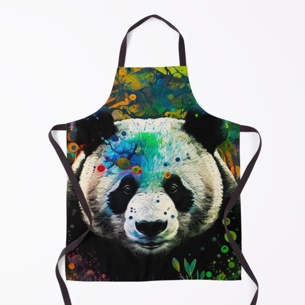 Item preview, Colorful Artistic Panda Circle #6 designed and sold by Artistic Pandas.