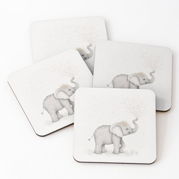 Item preview, Baby Elephant Small Elephant Playful Design Illustration designed and sold by ArtfulAmbitions.