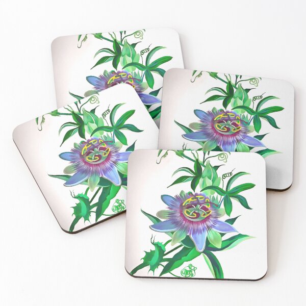 Item preview, Passion Flower Botanical Art designed and sold by taiche.