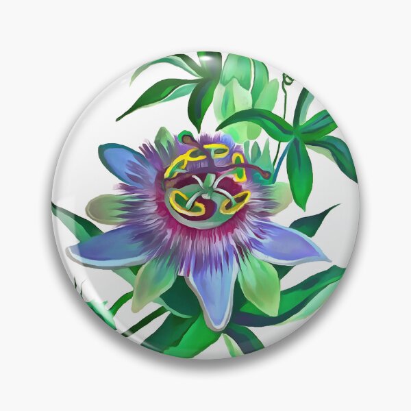 Item preview, Passion Flower Botanical Art designed and sold by taiche.