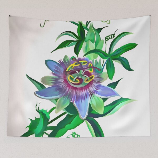 Item preview, Passion Flower Botanical Art designed and sold by taiche.