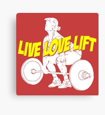 Weight-lift Canvas Print
