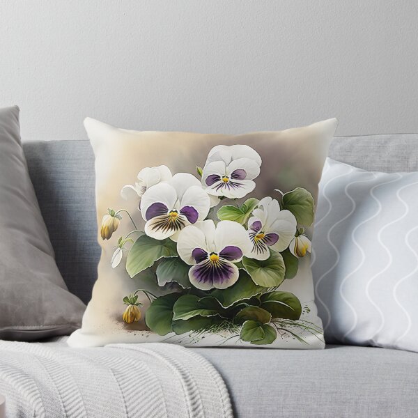 Item preview, Violas blancas designed and sold by Vanover Designs.