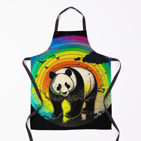 Item preview, Colorful Artistic Panda Circle #7 designed and sold by Artistic Pandas.
