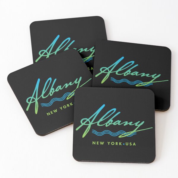 Item preview, Albany New York Typographic Design designed and sold by Futurebeachbum.