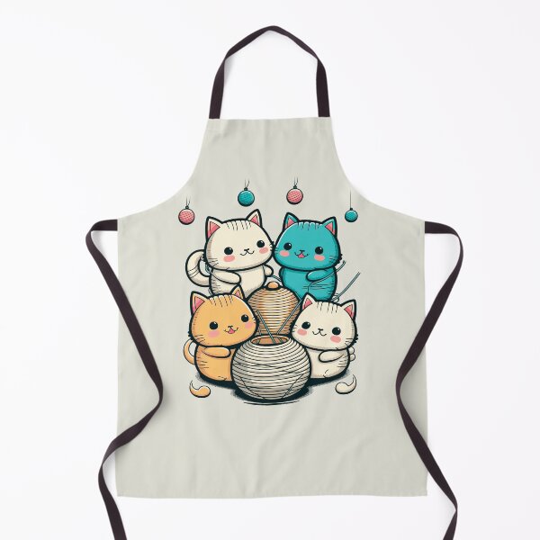 Item preview, Funny and cute cat with a ball of wool designed and sold by JOLI Design.
