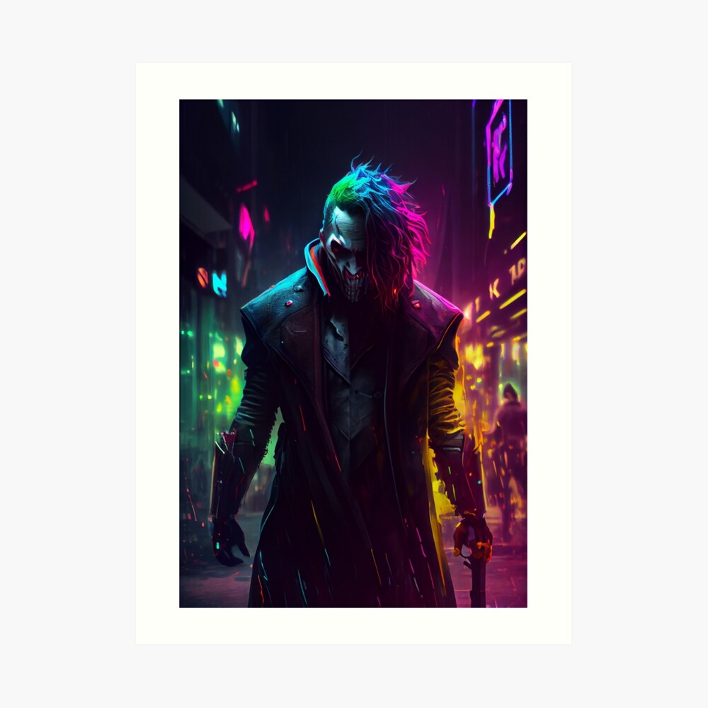 Joker Cyberpunk Wallpaper 4K