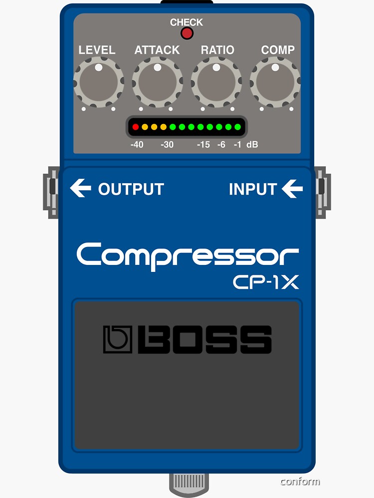 Boss CP-1X Compressor Guitar Effect Pedal