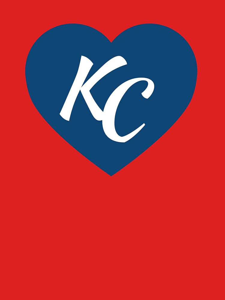 Royal Blue KC Heart, I love Kansas City Sticker for Sale by MB Design