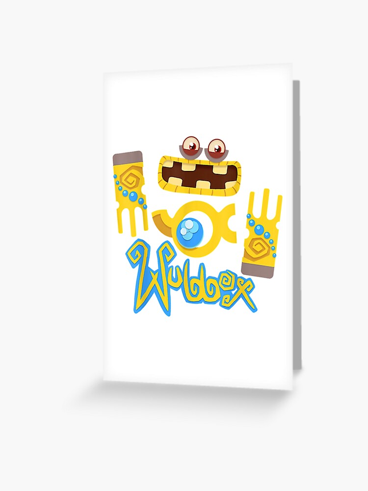 rare wubbox - my singing monsters wubbox | Greeting Card