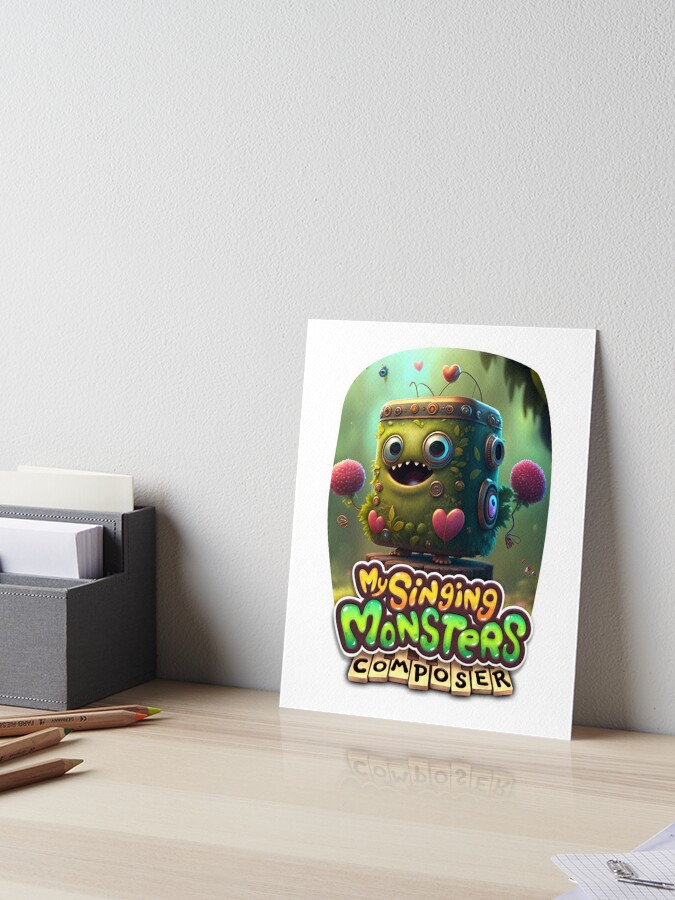 rare wubbox - my singing monsters wubbox  Art Board Print for Sale by  quentinpitter1