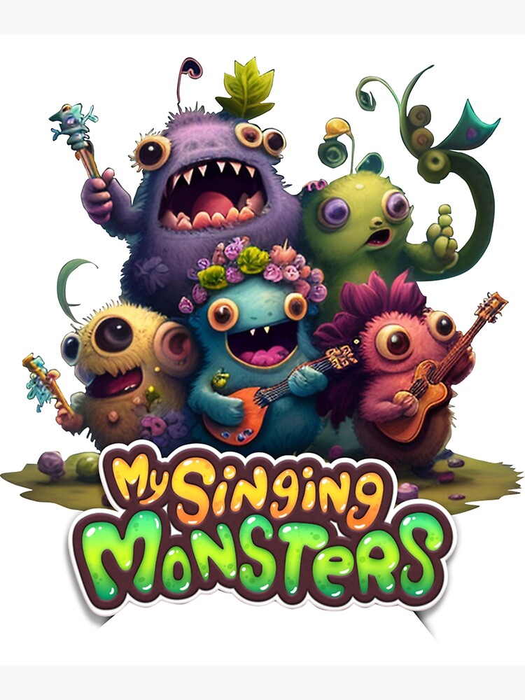 Kids Art Work My Singing Monsters Rare Wubbox | Greeting Card