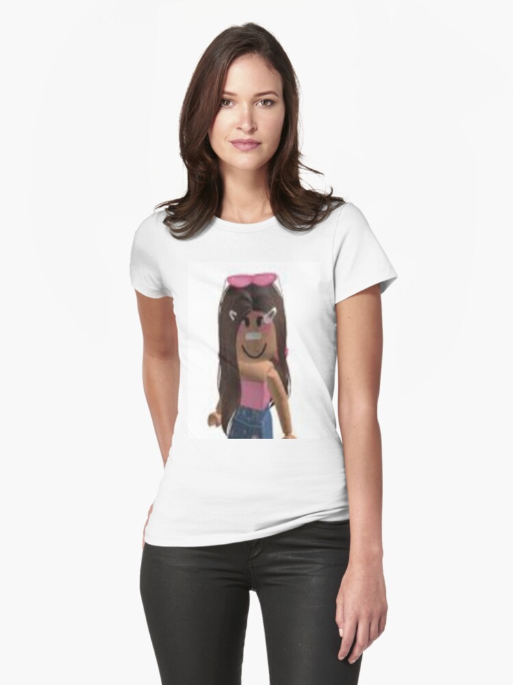 t-shirt roblox girl Photographic Print by CuteDesignOnly