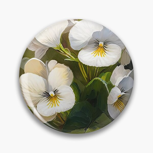 Item preview, White Violas  designed and sold by Vanover Designs.