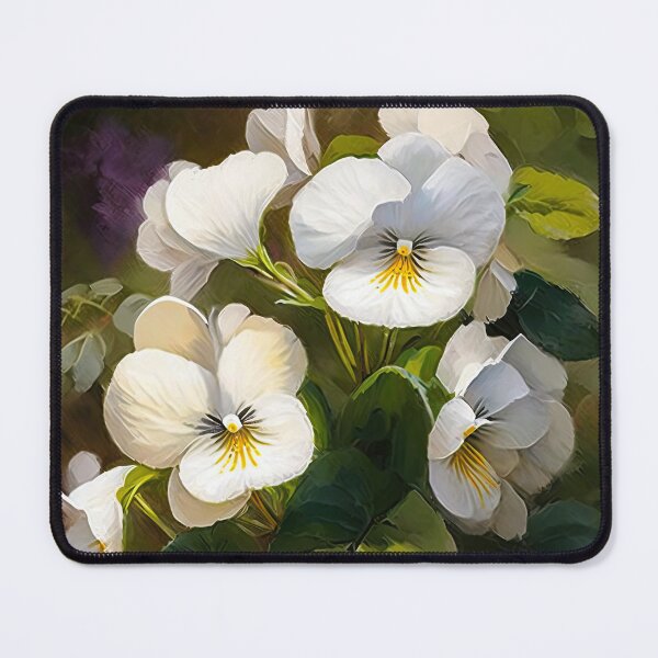 Item preview, White Violas  designed and sold by Vanover Designs.