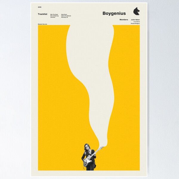 Artikel-Vorschau von Julien Baker: Gelbes Plakat, designt und verkauft von isolation_designs.