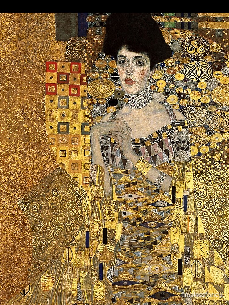 Aperçu 5 sur 5. T-shirt graphique avec l'œuvre Gustav Klimt, Adèle Bloch-Bauer créée et vendue par timelessfancy.