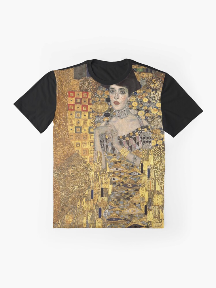 Aperçu 4 sur 5. T-shirt graphique avec l'œuvre Gustav Klimt, Adèle Bloch-Bauer créée et vendue par timelessfancy.