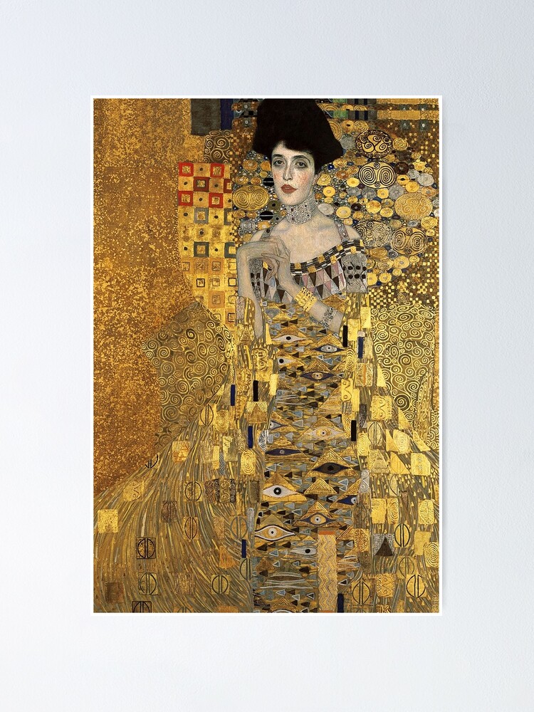 Gustav Klimt Adele Bloch Bauer Poster By Timelessfancy Redbubble