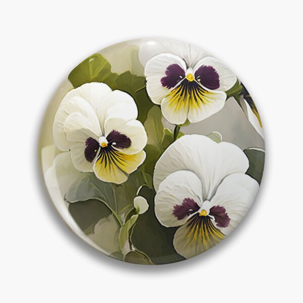 Item preview, White Violas  designed and sold by Vanover Designs.