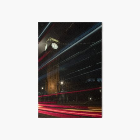 Artikel-Vorschau von Lichtspuren und der Turm von Big Ben, designt und verkauft von Camille Bouchard.