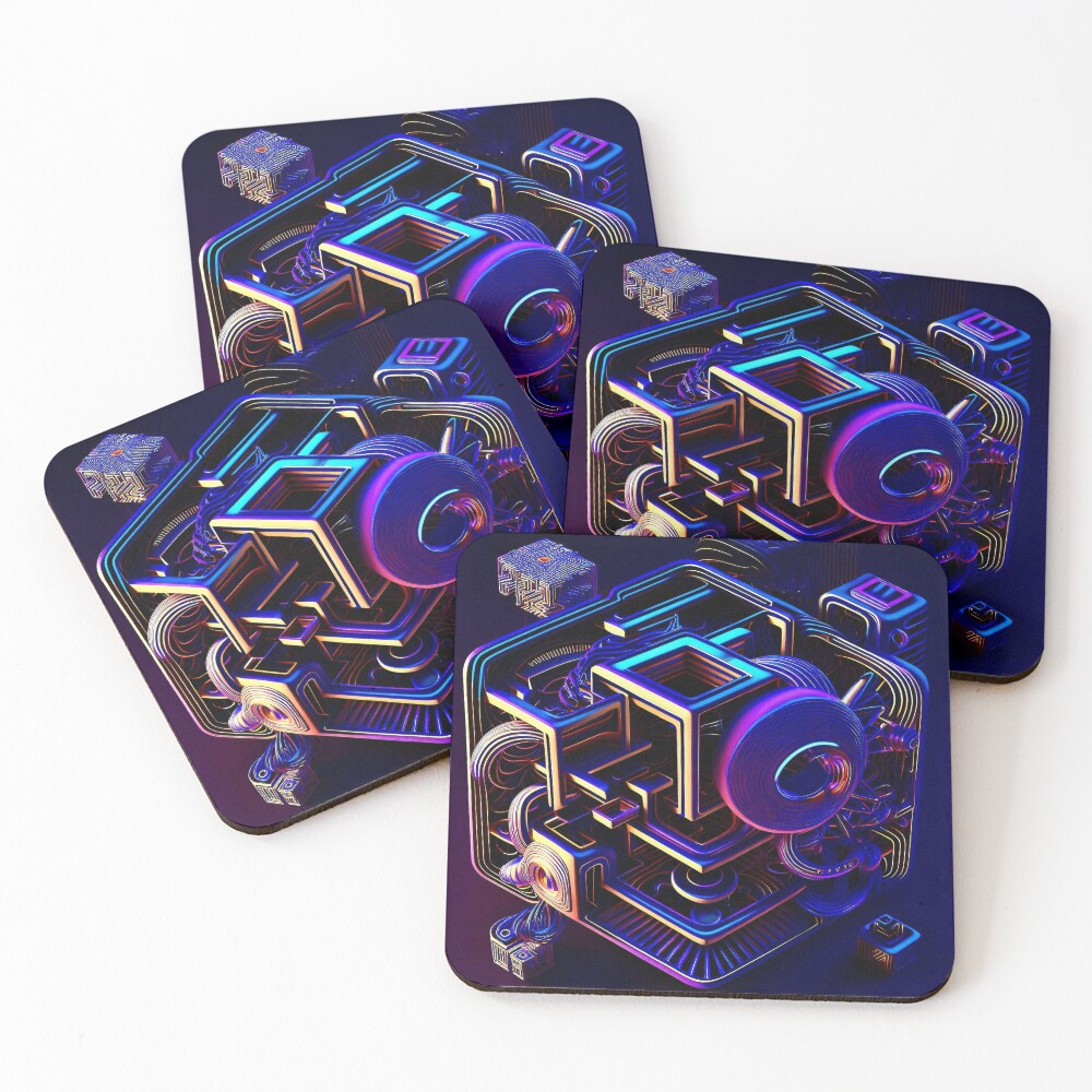 Item preview, Coasters (Set of 4) designed and sold by Psychedelic-Sap.